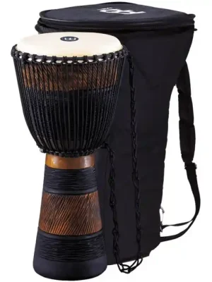 Herstellerpreis - MEINL ADJ3-XL+BAG extra large Earth Rhythm Djembe inkl. Tasche, dunkelbraun