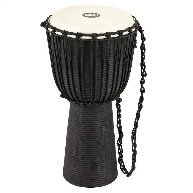 MEINL HDJ3-L Headliner Rope Tuned Black River Djembe 12 Zoll, schwarz - Nur noch heute