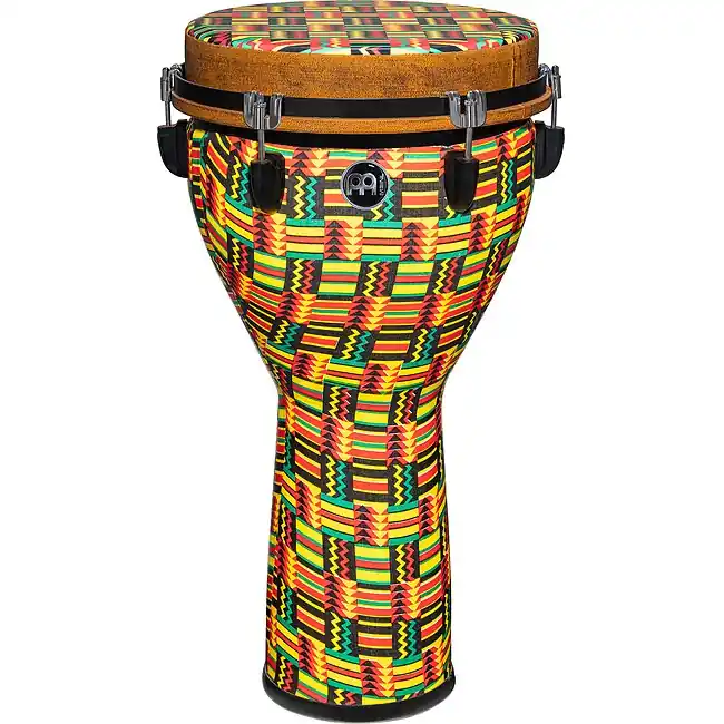 Topseller - MEINL JD12SI-DH Jumbo Djembe 12 Zoll, Simbra, Designer Head