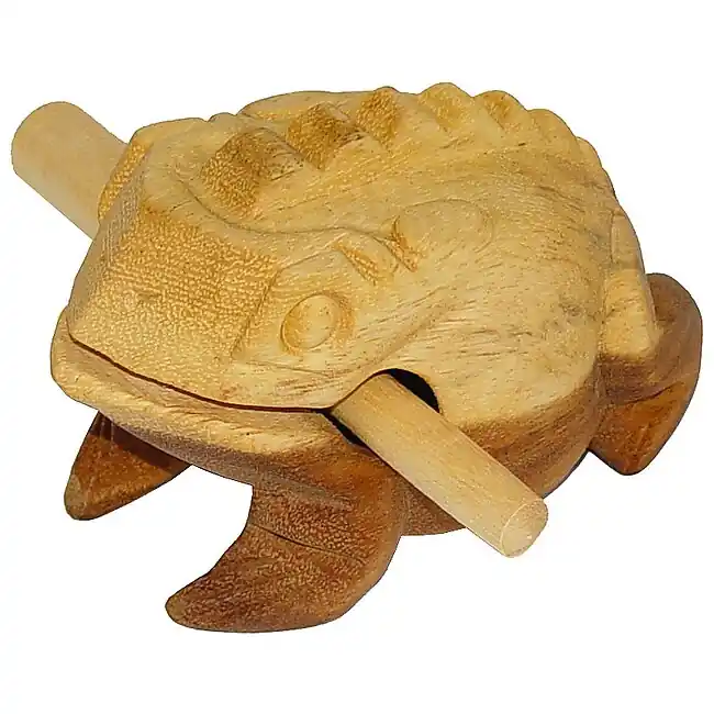 Neu hinzugefügt - AFROTON AFR-738 Froggy Large Guiro 14cm, natur