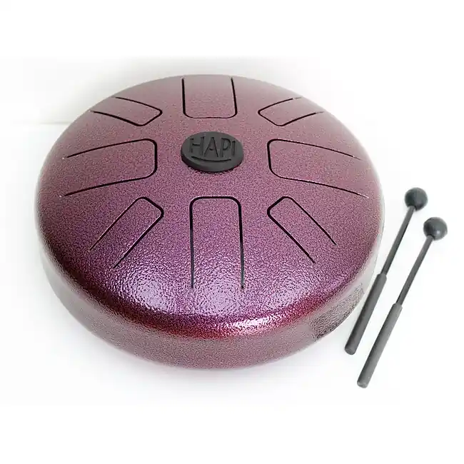Extra sparen - HAPI PAAM432 Aura Steeldrum A-moll-Pentatonik Schlitztrommel (Tankdrum) inkl. Tasche (432Hz)