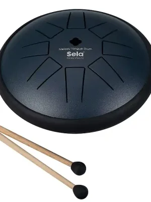 SELA SE 361 Melody Tongue Drum 6 D Major Navy Blue Steeldrum inkl. Zubehör - Herstellerpreis