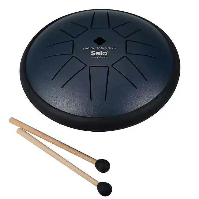 SELA SE 361 Melody Tongue Drum 6 D Major Navy Blue Steeldrum inkl. Zubehör - Herstellerpreis
