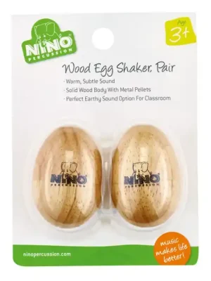 MEINL NINO562-2 Wood Egg small (Paar) Schütteleier, natur - Schnäppchen