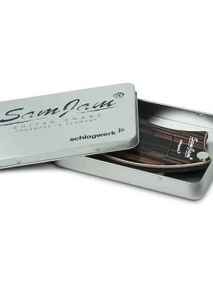 SCHLAGWERK SJ110HC SamJam Hard Coal Stripes Guitar Snare - Brandneu