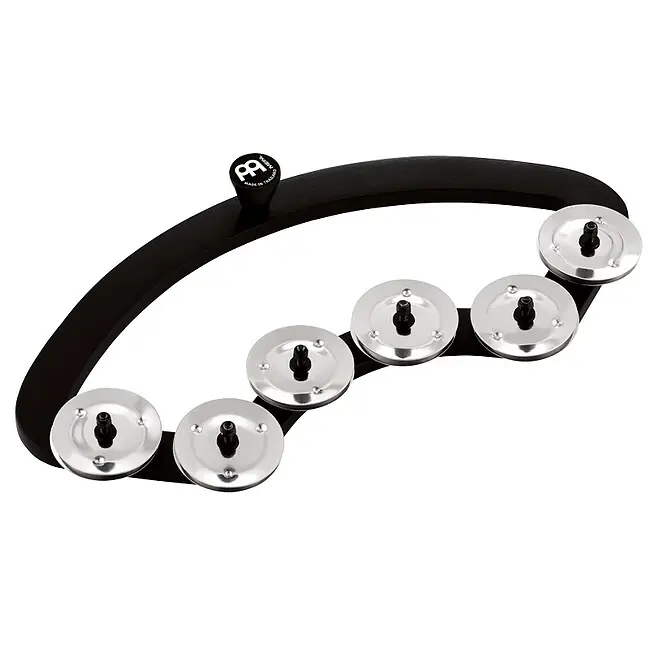 MEINL BBTA2-BK Backbeat Tambourine Tambourin für Trommeln 13-14 Zoll, black | Sicher einkaufen