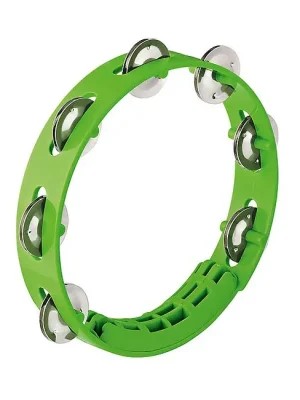 Top-Preis | MEINL NINO49GG ABS Tamburine 8 Zoll (einreihig), grün