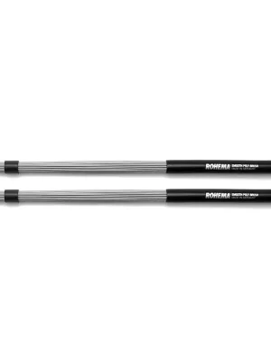 Premium-Qualität | ROHEMA 61294 Smooth Poly Brushes (Paar) Besen Drumsticks