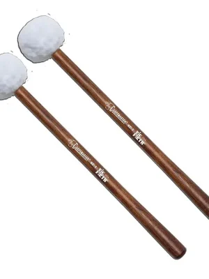 Jetzt sichern | VIC FIRTH MB1-S Corpsmaster Marching Bass Mallets Schlägel (Paar), Small Head Soft Fleece