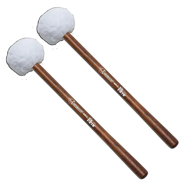 VIC FIRTH MB3-S Corpsmaster Marching Bass Mallets Schlägel (Paar), Large Head Soft Fleece | Nur noch kurze Zeit