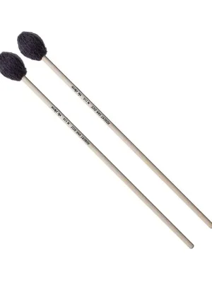 Kostenlose Rückgabe - VIC FIRTH M116 Robert van Sice Marimba Mallets Schlägel (Paar), Ahorn/Garnkopf hart