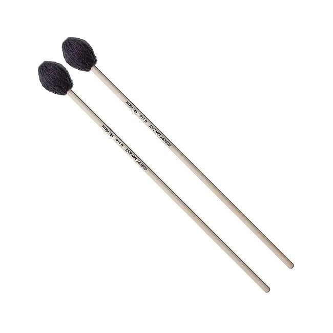 Kostenlose Rückgabe - VIC FIRTH M116 Robert van Sice Marimba Mallets Schlägel (Paar), Ahorn/Garnkopf hart