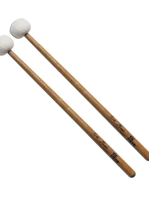 Letzte Chance - VIC FIRTH GEN6 Tim Genis Timpani Mallets Schlägel (Paar), Persimmon/Filz-Holzkern hart