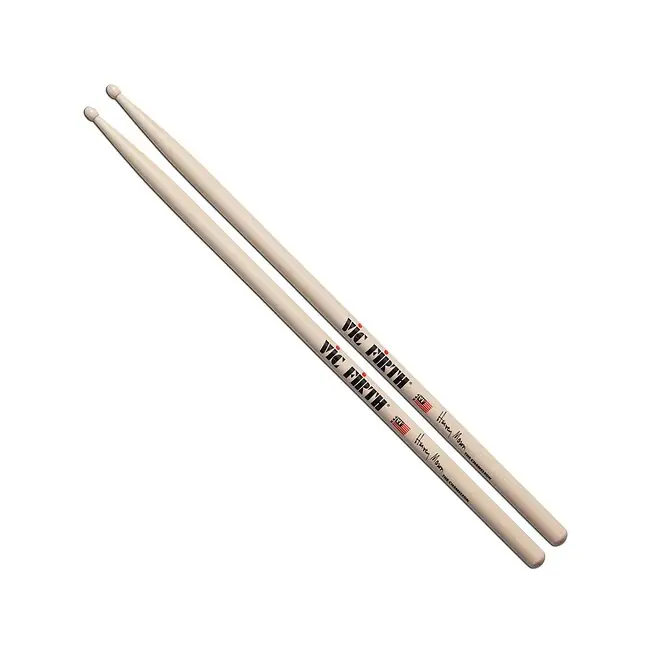 VIC FIRTH SHM3 Harvey Mason The Chameleon Wood Hickory Drumsticks (Paar), Tonnenkopf - Premium