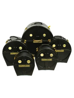 HARDCASE HFUSION-2 14-10-12-14-22 Koffer für Drumset, 5-tlg. - Top-Angebot
