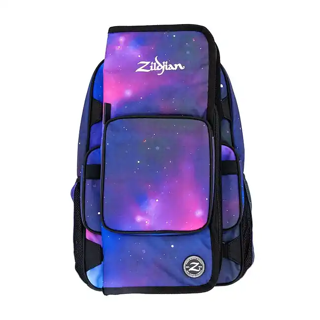 ZILDJIAN ZXBP00302 Student Backpack Purple Galaxy Rucksack - Versandbereit
