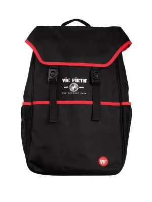 VIC FIRTH VXBP0053 Protegé Stick Bag Backpack Rucksack, schwarz-rot | Letzte Stücke