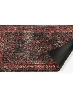 DRUMnBASE VP130-RBL Stage Mat Schlagzeugteppich 130x90cm, black red - Sichere Zahlung