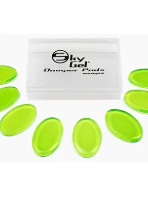 Zertifiziert | SKYGEL SGD8CG Damping Pads Crystal Green High-Performance Dämpfer Pads (8 Stück)