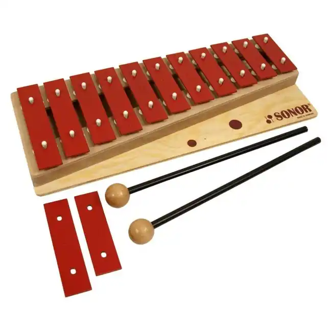 Günstig - SONOR Orff G 10 Glockenspiel Sopran C3-F4 ink. FIS+B