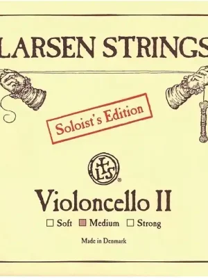 LARSEN Original Cello Medium 4/4 D-Saite Soloist Einzelsaite für Cello (639.424) | Nur für kurze Zeit