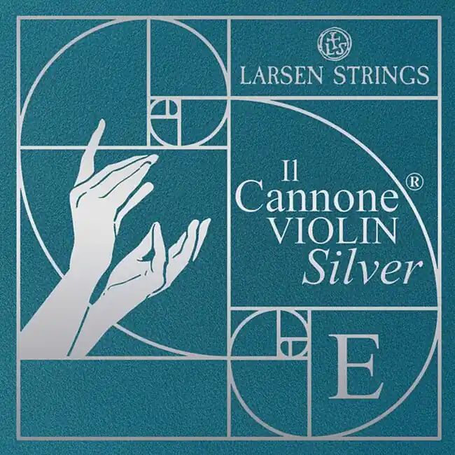 LARSEN Il Cannone Violin Silver 4/4 E Silver Saite Einzelsaite für Violine (631.473.002) - Kostenlose Rückgabe
