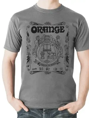 ORANGE T-Shirt Crest grau Grösse M Bekleidung, Merchandise | Neues Produkt