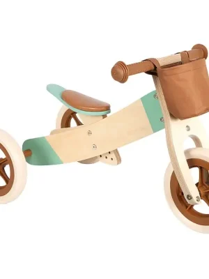 SMALL FOOT 12498 Laufrad-Trike Maxi 2 in 1 Karamel Outdoor- und Bewegungsspielzeug - Beliebt