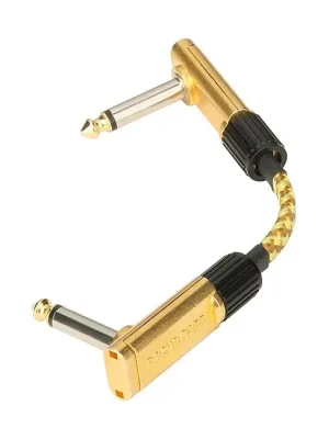 Online bestellbar | ROCKBOARD RBO CAB PC F 10 VT Tweed Series Flat Patch Cable WKlm-WKlm 10cm