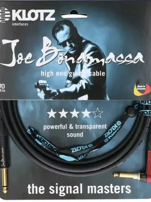Nur heute - KLOTZ JBNRSP090 Joe Bonamassa Signature Instrumentenkabel Kl-WKl Silentplug 9m