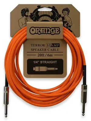 ORANGE CA041 Terror Stamp Lautspecherkabel Boxenkabel, Kl/Kl, 6,1m, orange | Knallerpreis