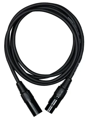 CASCHA CCS-M1BK2 Standard Line Mikrofonkabel XLRm-XLRf 2m - Premium-Qualität