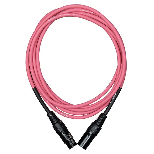 CASCHA CCS-M1PK9 Standard Line Mikrofonkabel XLRm-XLRf Pink, 9m | Online bestellbar