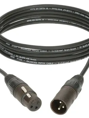 Expressversand | KLOTZ B2FM1-0030 Patchkabel XLRm-XLRf, 0,3m AL
