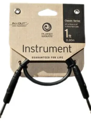 Topseller - PLANET WAVES PW-CGTP-01 Classic Patchkabel Kl-Kl, 30cm