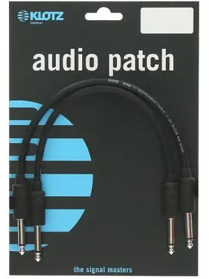 Preiswert | KLOTZ KPK-0.6PPSW Basic Pedal Patcher (2er Pack) Patchkabel Kl-Kl 0,6m
