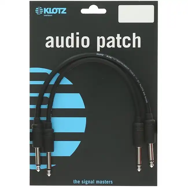 Preiswert | KLOTZ KPK-0.6PPSW Basic Pedal Patcher (2er Pack) Patchkabel Kl-Kl 0,6m