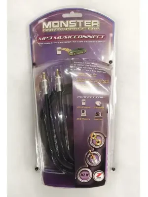 MONSTER MP3 Music Connect 2M Linekabel 3,5mm KLs-3,5mm KLs 2m (MO125071) - Sehr gut bewertet