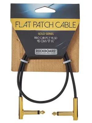 ROCKBOARD RBO CAB PC F 45 GD Gold Series Flat Patch Cable 45 cm (17 11/16Zoll) - Preiswert