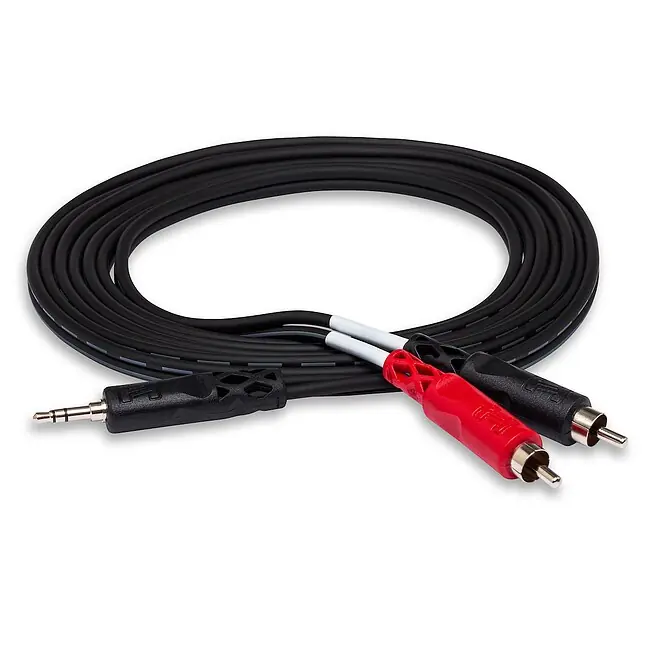 Neu eingetroffen | HOSA CMR-206 Y-Kabel 3,5mm StKlm - 2x RCA (Cinch), 2m