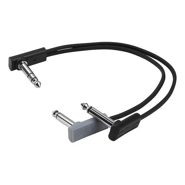Direkt kaufen | ROCKBOARD CAB F Y 20 BK Flat Patch Y-Splitter Cable St.Wkl-2xWkl 20cm