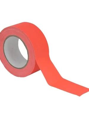 Top-Preis - EUROLITE Gaffa Tape 50mmx25m neonorange UV-aktiv Klebeband zur Deko-Gestaltung und Markierung