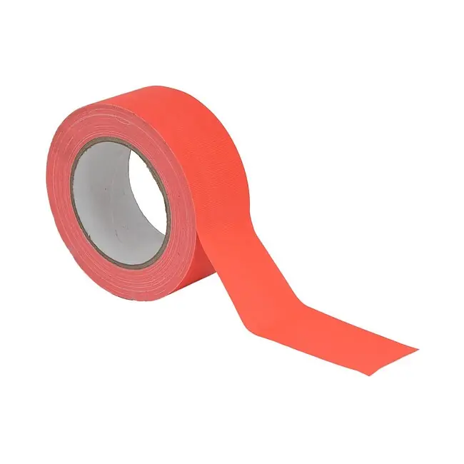 Top-Preis - EUROLITE Gaffa Tape 50mmx25m neonorange UV-aktiv Klebeband zur Deko-Gestaltung und Markierung