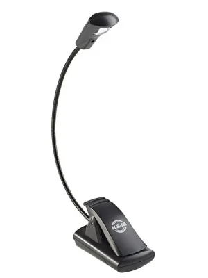 Nur wenige verfügbar | K&M 12241 (85620) LED FlexLight Kleine, batteriebetriebene Notenpultleuchte