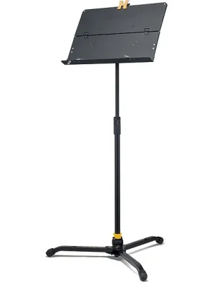 HERCULES BS-301B Quik-N-EZ Music Stand Orchesternotenpult, schwarz - Neue Ware