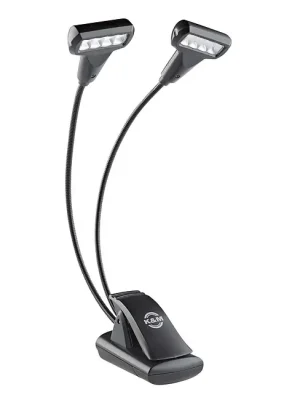 Schnell zugreifen - K&M 12273 Double4 LED T-Model FlexLight Notenpultleuchte