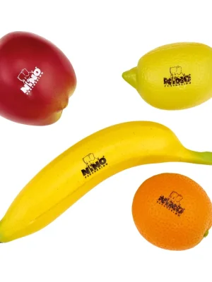 Auf Lager - Nino Obst Shaker Sortiment – Percussion Rasseln für Kinder