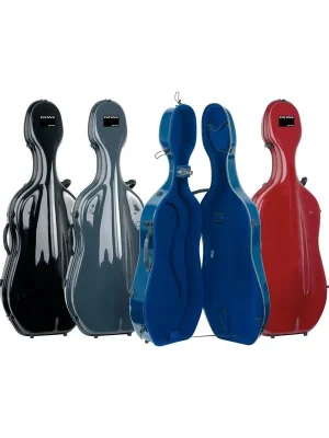 Gewa Cello-Etui Idea Futura in Weiß / Rot | Schnelle Zustellung