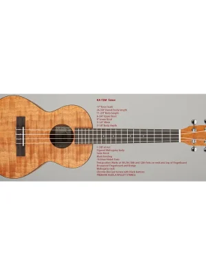 Kala Exotic Mahogany Ply Tenor Ukulele with Tenor Bag | Meistverkauft