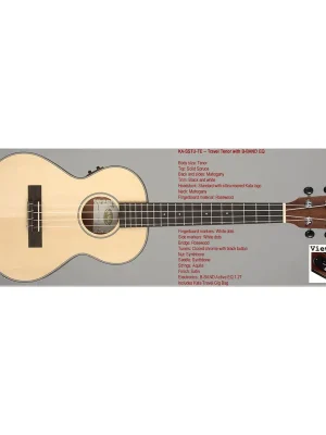 Kala Spruce Top Mahogany Travel Tenor with a EQ, with a Gigbag | Neue Ware